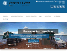 Tablet Screenshot of campingsworld.com.br